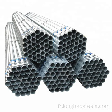 ASTM A106 Sch erw gi Galvanisé Pipe